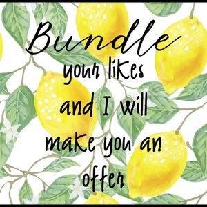 Bundle your likes and I will make you an offer.